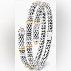 LAGOS Two-Tone Beaded Bracelet